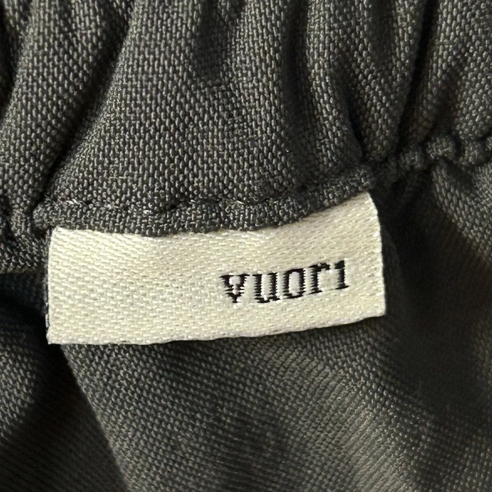Vuori Jogger Pants Mens Small Gray Cargo‎ Stretch Elastic Waist Hiking VW494